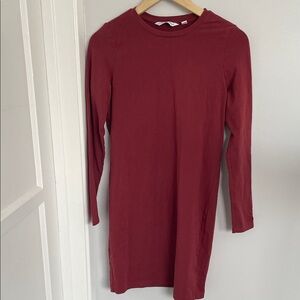 Calvin Klein Jeans Maroon dress size small